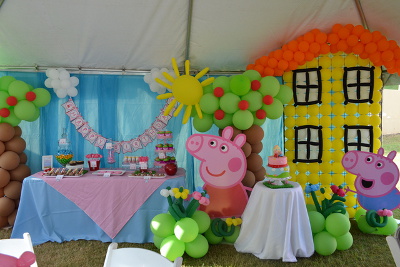 hijo probabilidad Moretón Fiesta Peppa La Cerdita - LaCelebracion.com