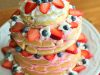Sirve wafles con mezcla lista para preparar de tortas