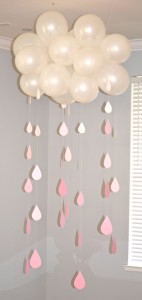 decoracion baby shower con Nubes 